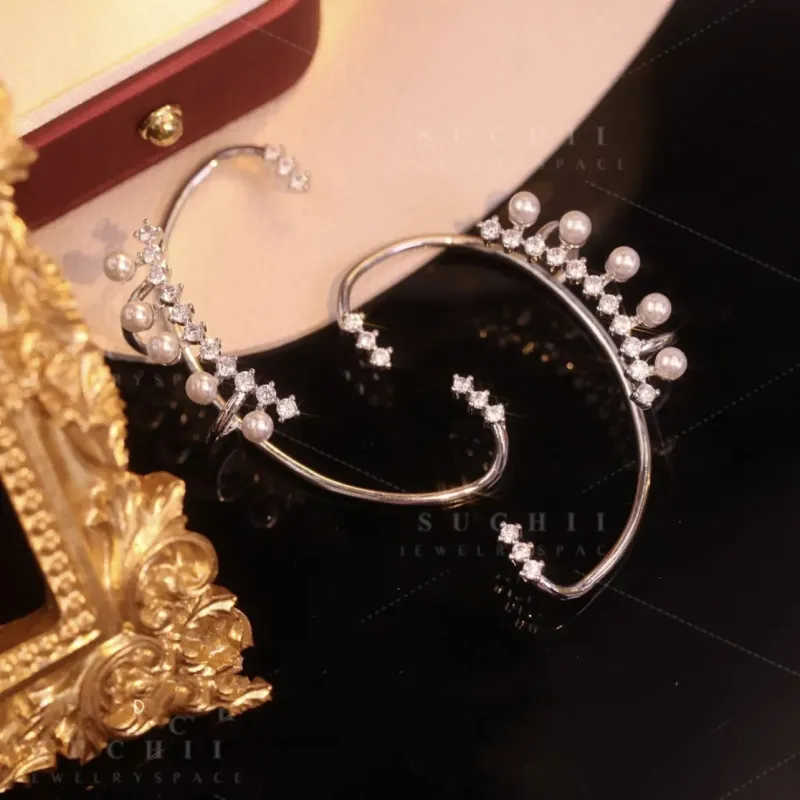 Vintage Crystal Zircon Ear Clip